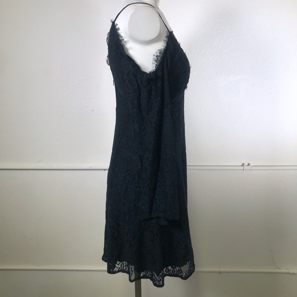 Lush Cold Shoulder Floral Lace Dress - Picture 4 of 8